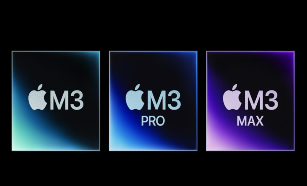 Apple laptops with M3 chips