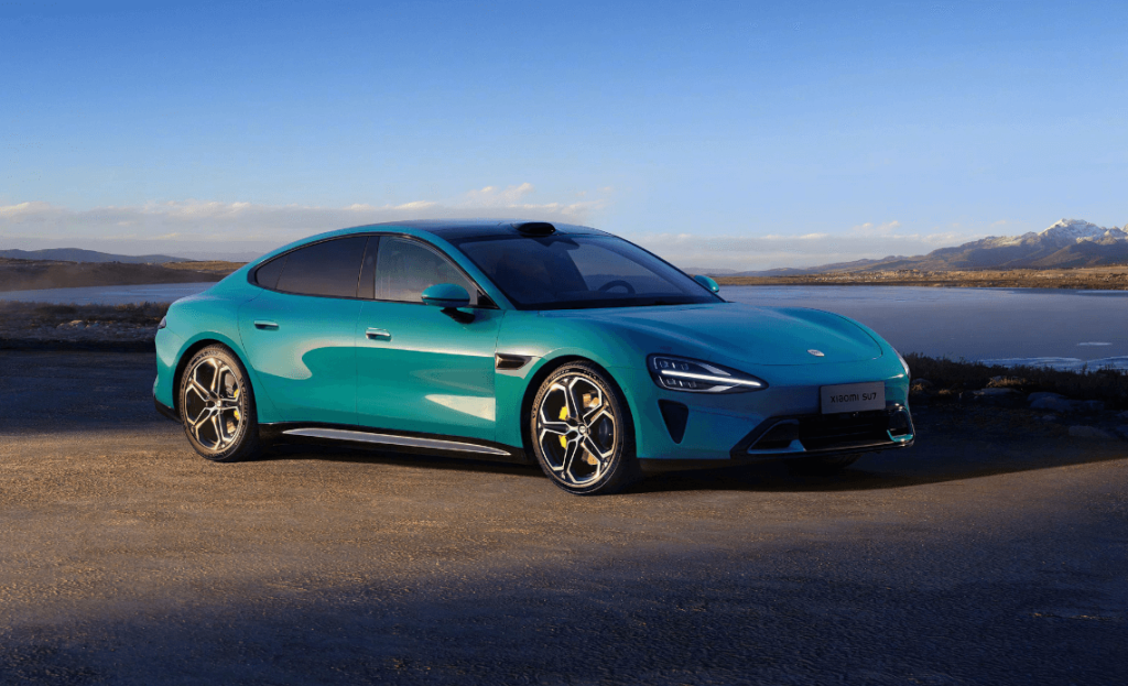 Xiaomi's SU7 electronic vehicle