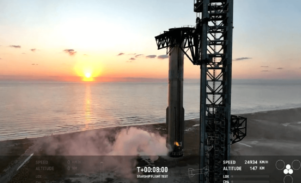 SpaceX launches starship in thrilling test flight