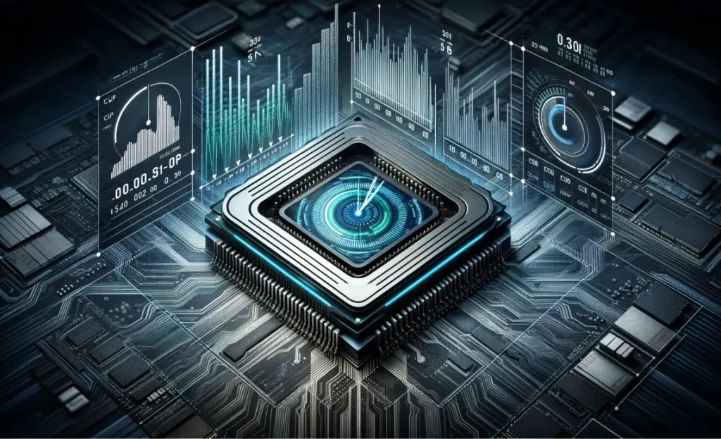 Visualised Image of CPU Clock Rate